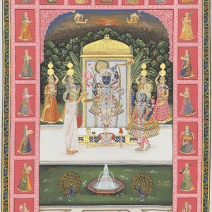 Shrinathji Sakhi Bangla Gopi Pichwai