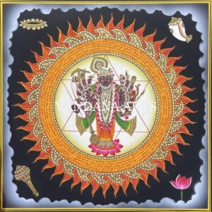 Sudarshanji Miniature 15 x 15 inches