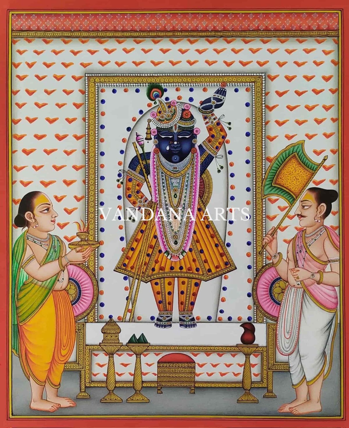 Shrinathji utsav shringar 10X12 inches