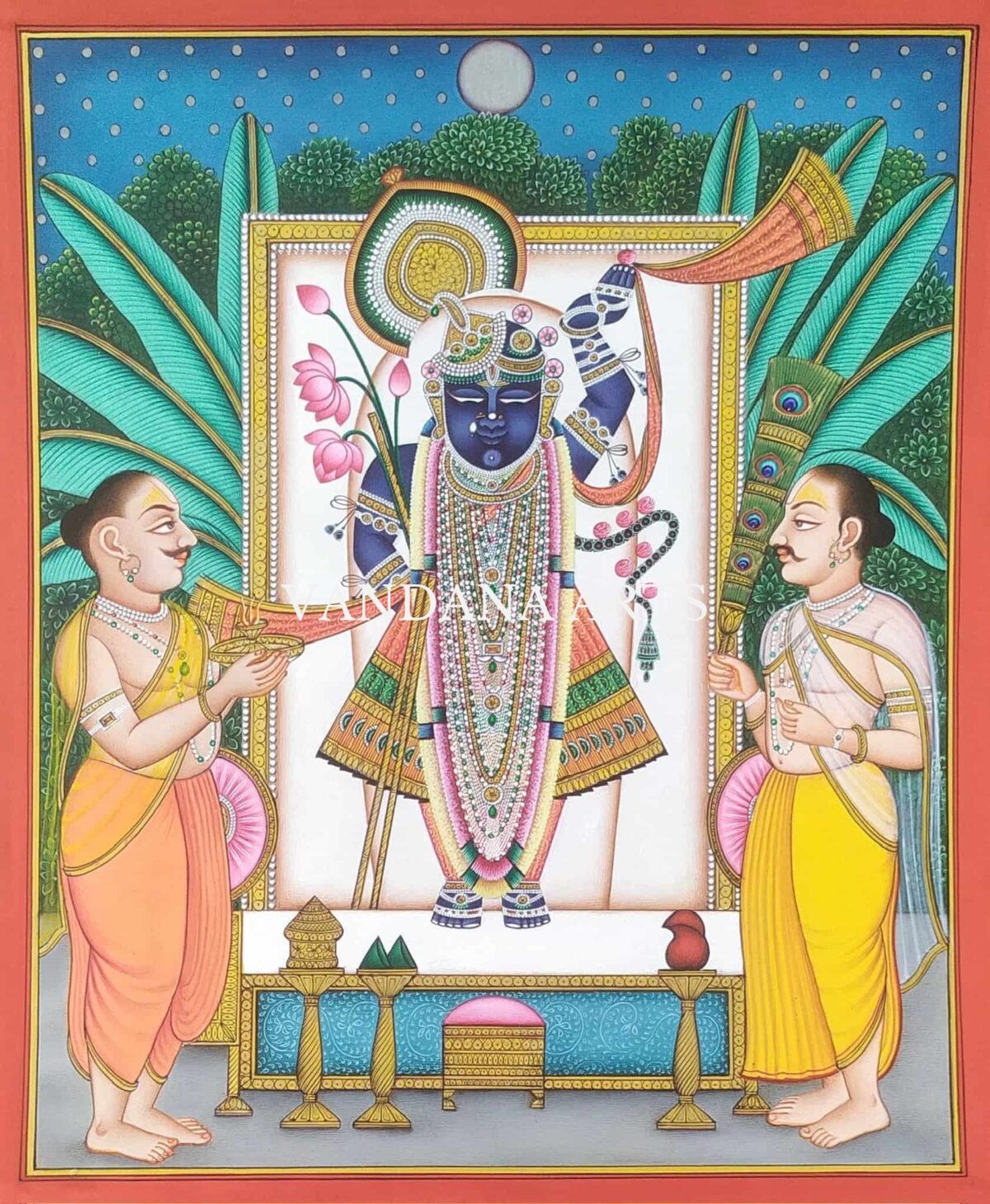 Shrinathji utsav shringar 10X12 inches