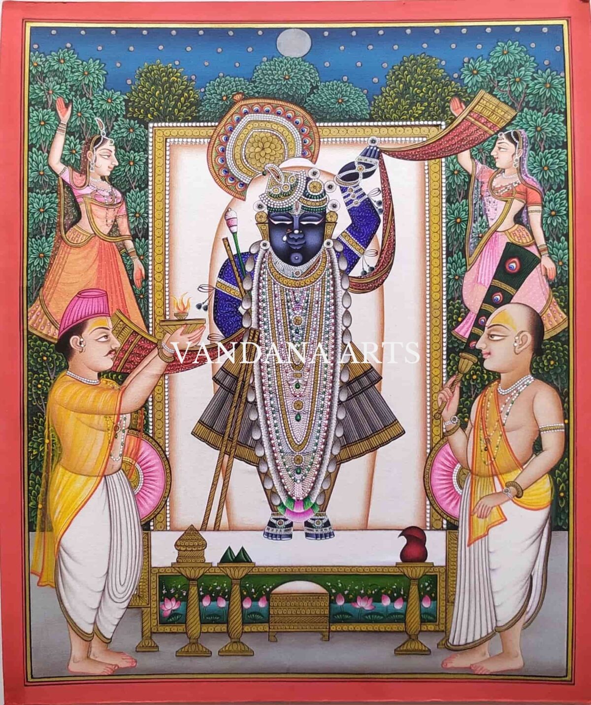 Shrinathji utsav shringar 10X12 inches