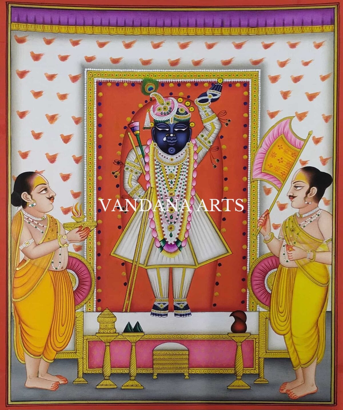 Shrinathji utsav shringar 10X12 inches