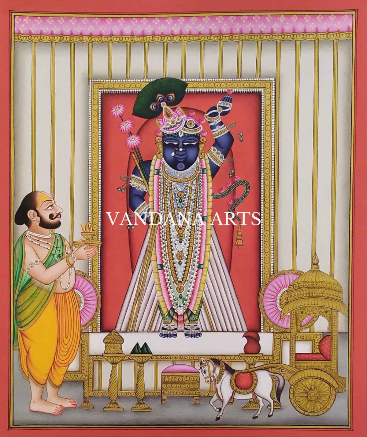 Shrinathji utsav shringar 10X12 inches